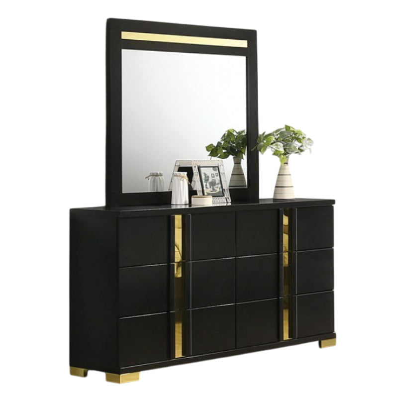 Lille 59" Dresser by Furniture of America - Black
