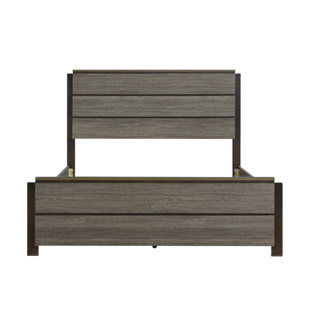 Blake Queen Size (3-Piece) Bedroom Set by Best Home - Gray