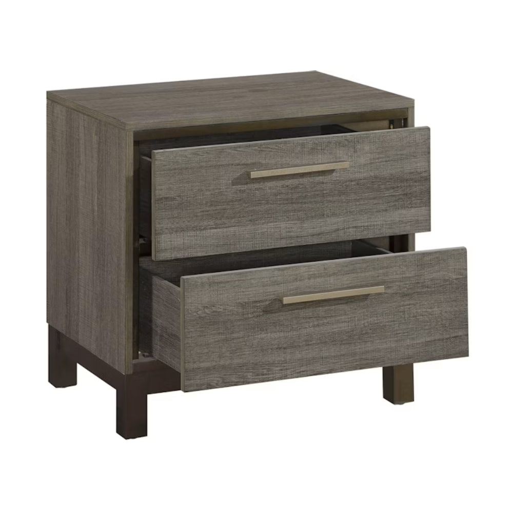 Blake Queen Size (3-Piece) Bedroom Set by Best Home - Gray