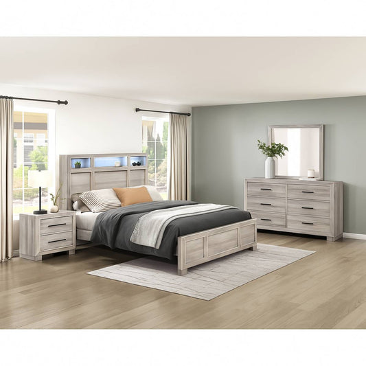 Bennett Bedroom Set (4-Piece) by Homelegance - Gray