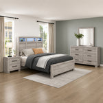 Bennett Bedroom Set (4-Piece) by Homelegance - Gray