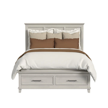 Canterbury Queen Bedroom Set (4-Piece) by Elements - White