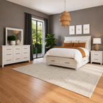 Canterbury Queen Bedroom Set (4-Piece) by Elements - White
