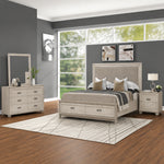 Odesa Queen Size (4-Piece) Bedroom Set by Lifestyle - Gray