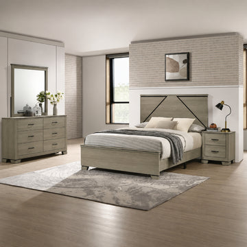 Joanna Bedroom Set (4-Piece) by Acme Furniture - Gray
