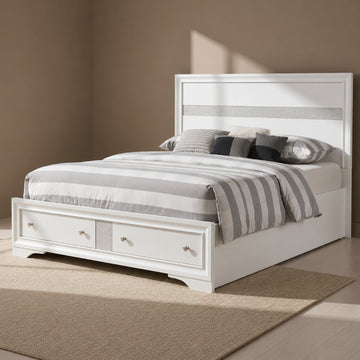 Alfred Queen Bed by Best Home - White