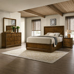 Kirkham Queen Bedroom Set (4-Piece) by Furniture of America - Brown