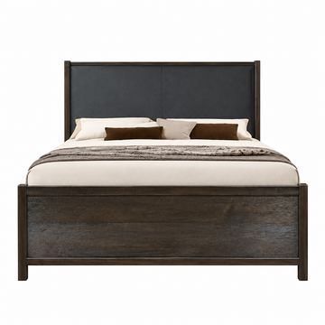 Elbrus 4-Piece Queen Bed, Nightstand, Dresser, and Mirror Set