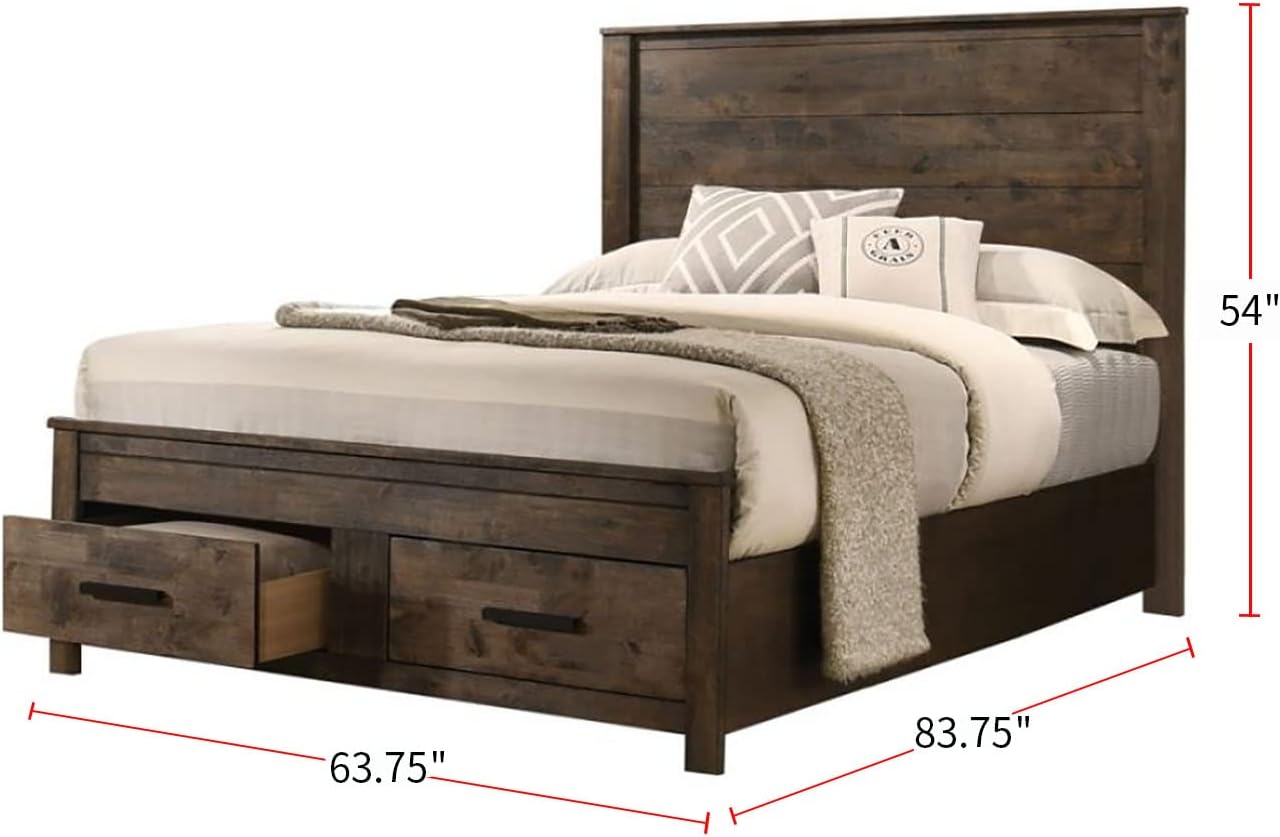 Elettra Queen Bed + 2 Nightstands