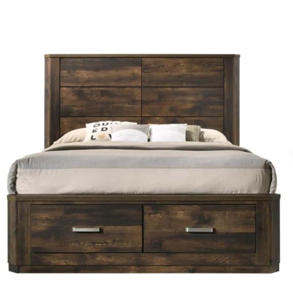 Elettra Queen Bed + 2 Nightstands