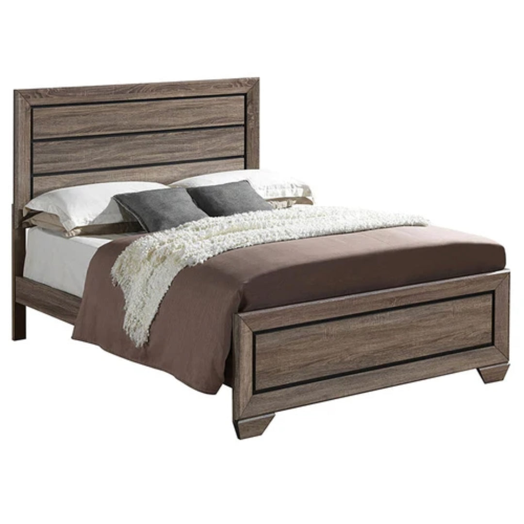 Lyndon Queen Bed and 2 Nightstands set by Best Home