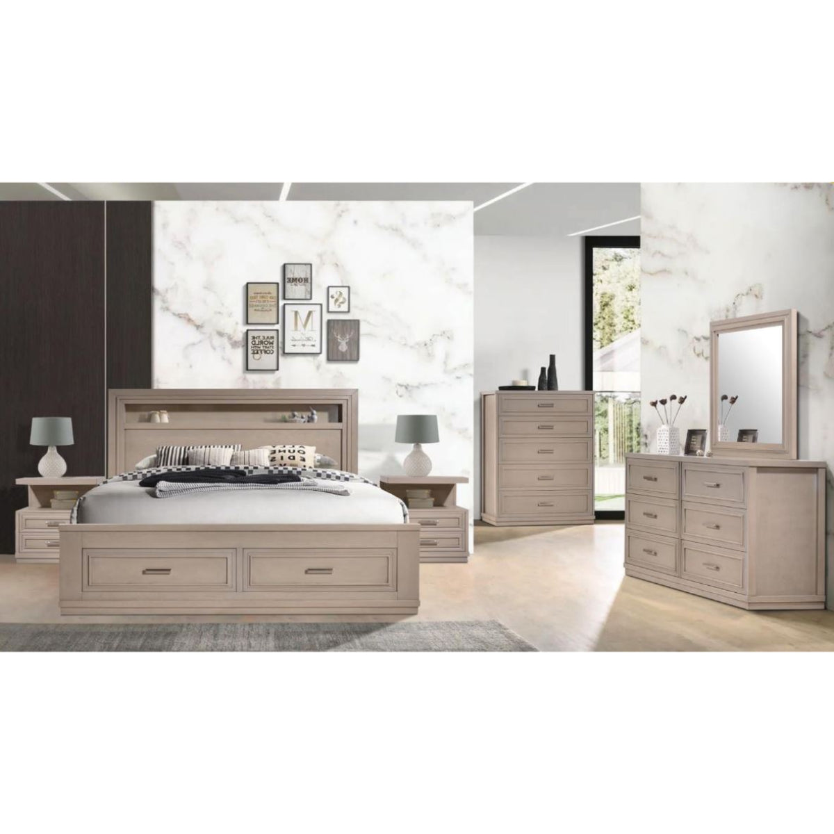 4-Piece Bedroom Set by Best Home