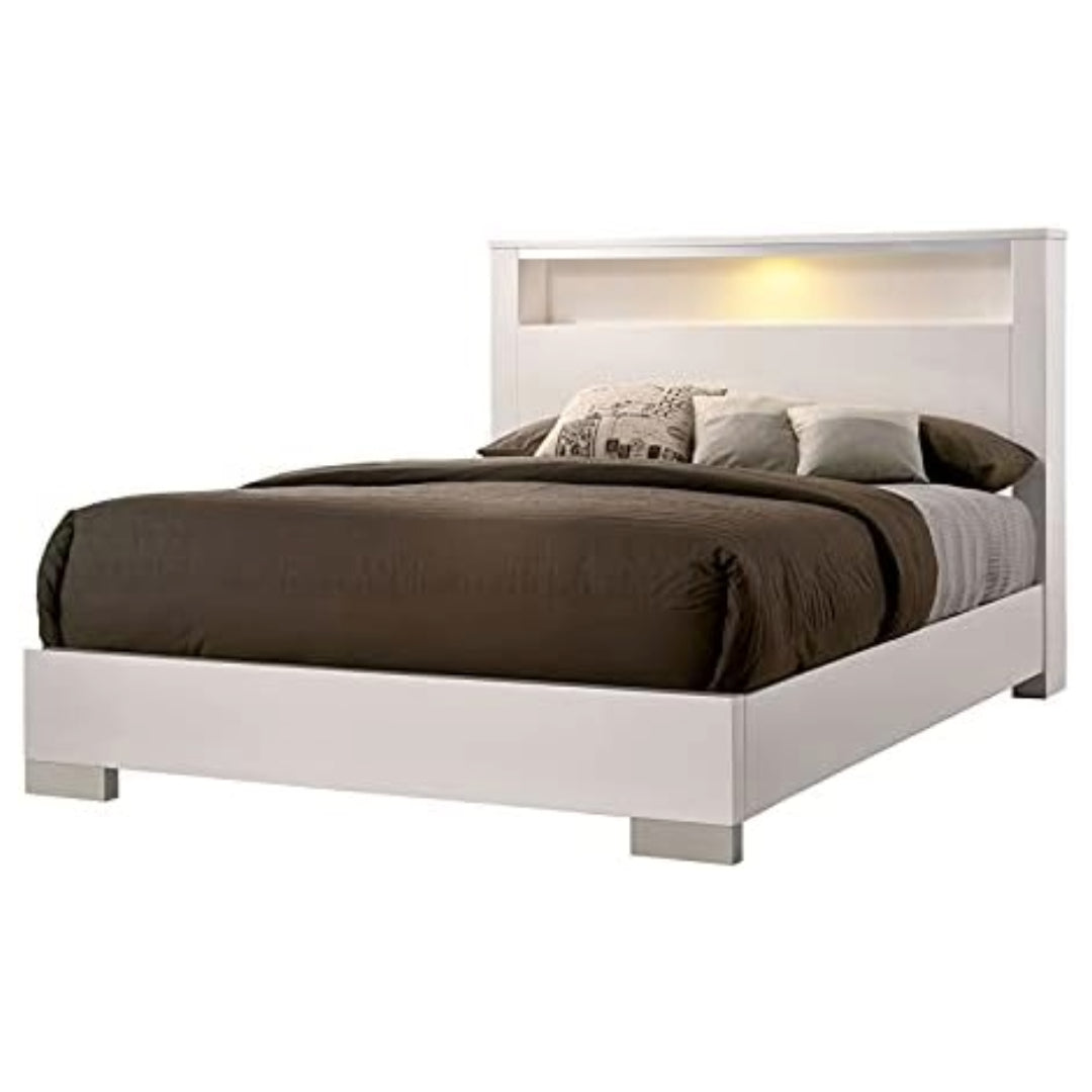 Juego de cama Celine Queen con 2 mesitas de noche