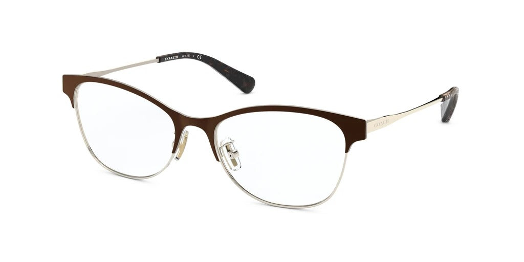 Coach Brown/Light Gold Metal Optical Glasses