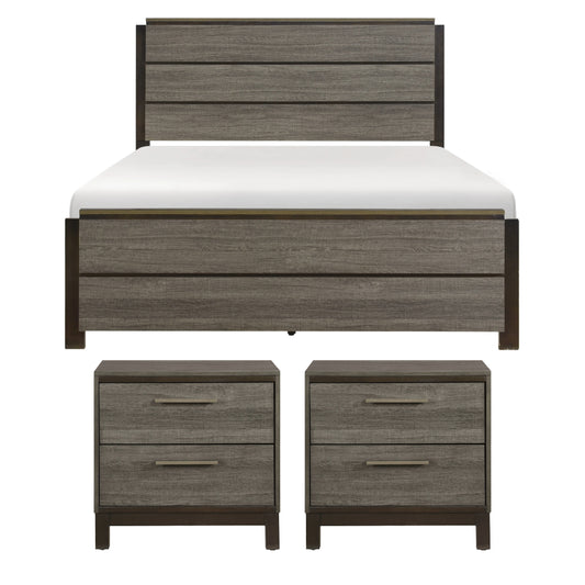 Blake Queen Bed and Two Night Stands by Best Home