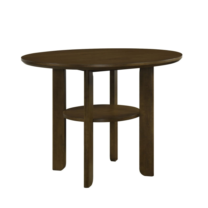 47.5" Round Counter Height Table by Homelegance - Brown
