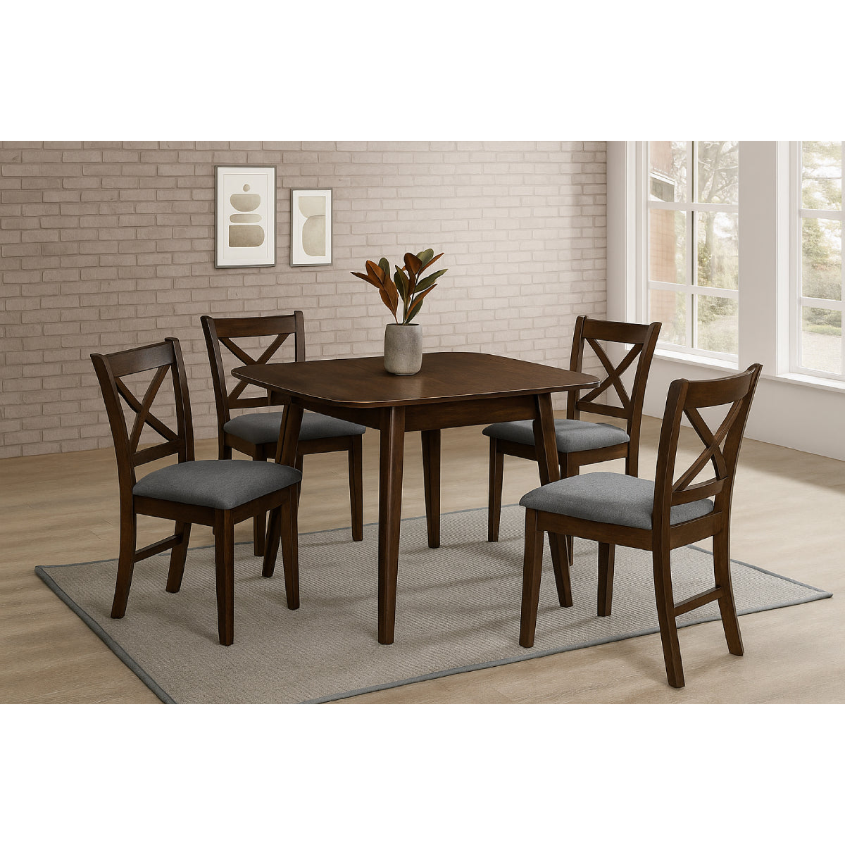 Belfast 30" Dining Table by Best Home - Brown