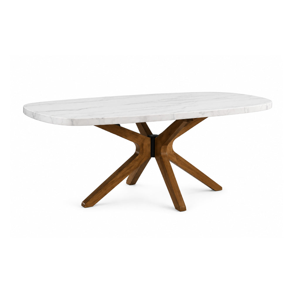 Bolivar (7-Piece) Dining Table Set by Best Home - White/Black