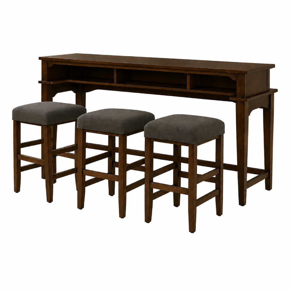Manchester Sofa Table Set by Best Home - Brown