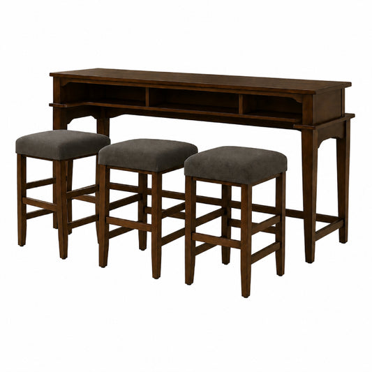 Manchester Sofa Table Set by Best Home - Brown