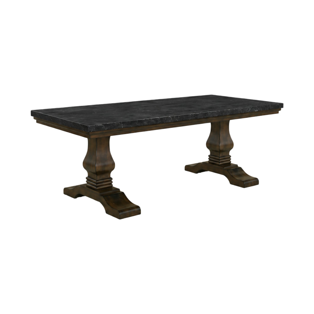 Mercury (7-Piece) Dining Table Set by Best Home - Gray/Black