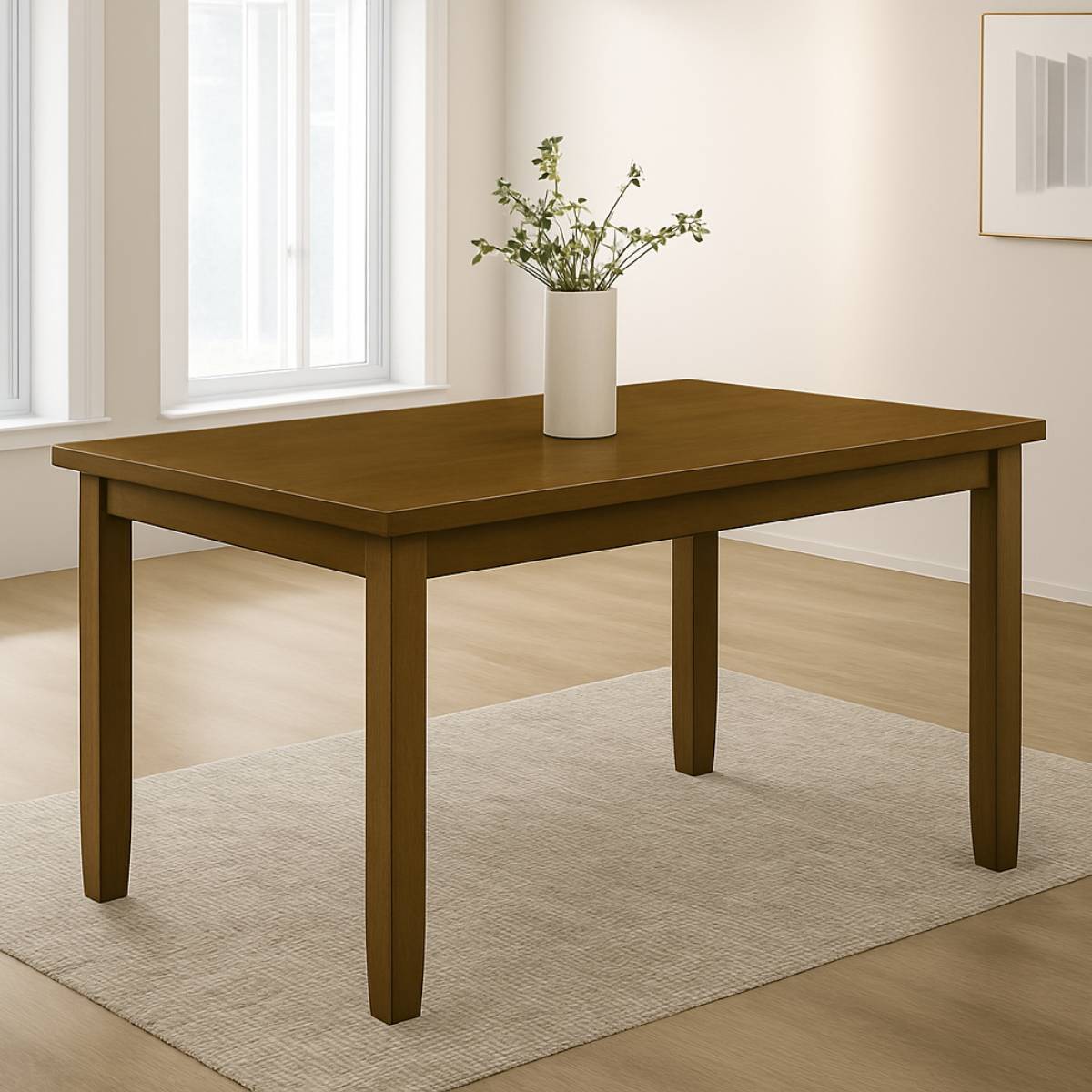 Tulsa Jarrod 30.55" Dining Table by Best Home - Brown
