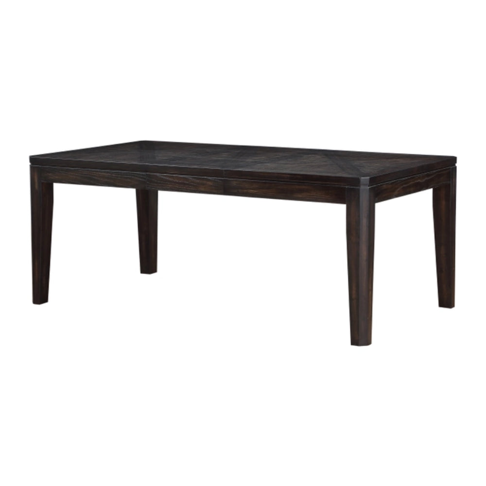 Allentown Dining Table with 4 Chairs and Bench by Steve Silver Company - Brown/Black