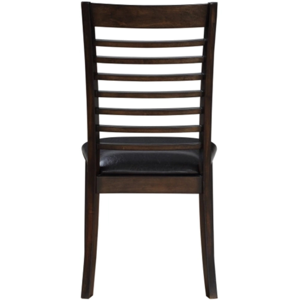 Allentown Dining Table with 4 Chairs and Bench by Steve Silver Company - Brown/Black