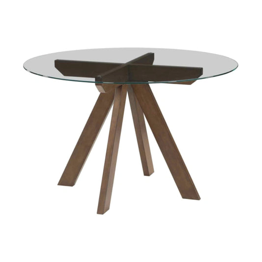Wade (5-Piece) Dining Table Set by Steve Silver Company - White/Brown