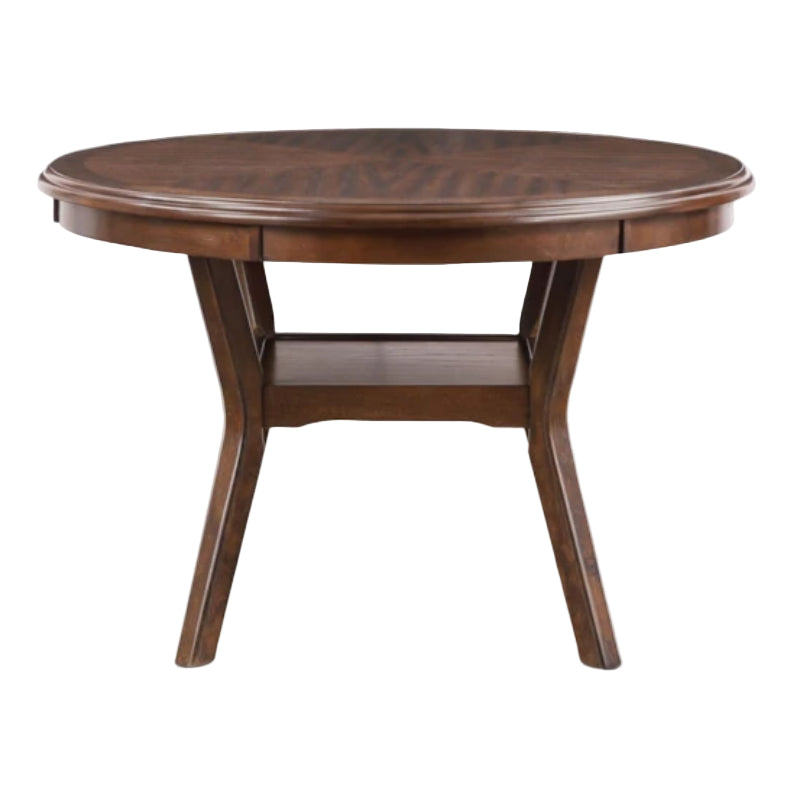 Carmel Round Dining Table with 4 Chairs by Linon Home Decor - Brown/Beige