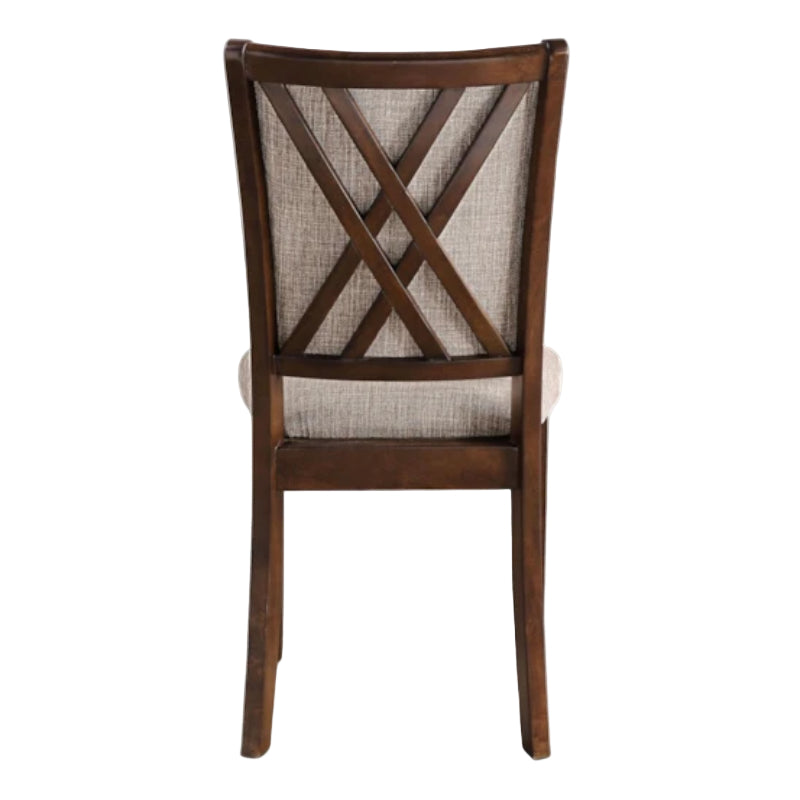 Carmel Round Dining Table with 4 Chairs by Linon Home Decor - Brown/Beige