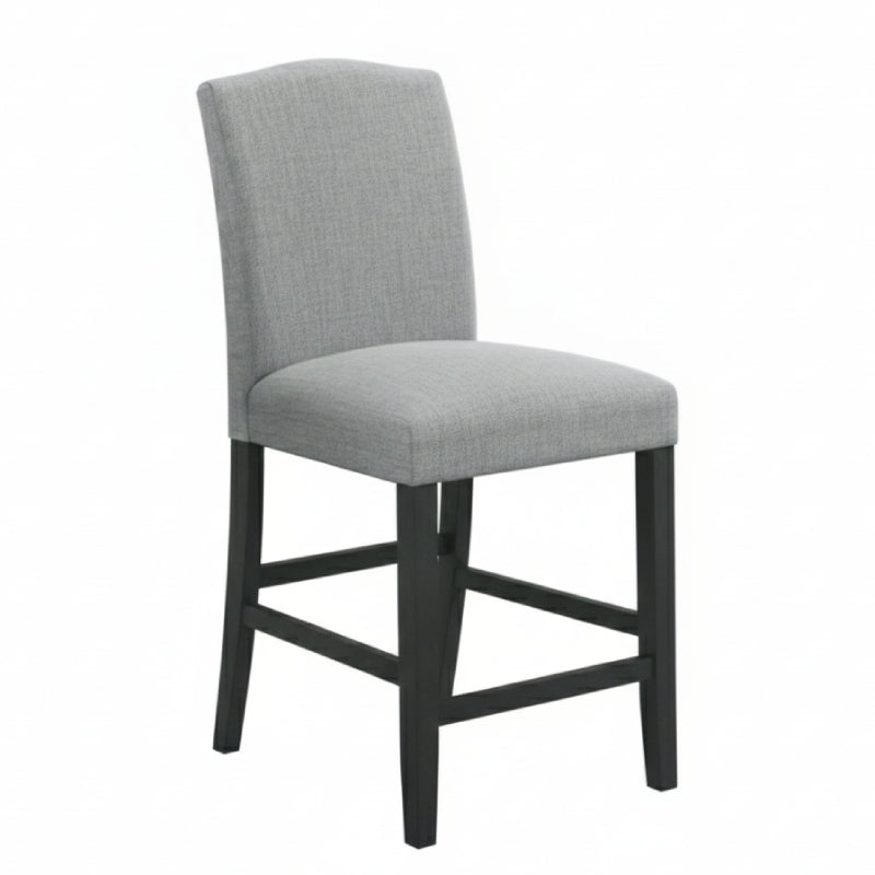 Bundle: Lola Counter Dining Table Set Blue/Gray + Kelley Sectional Sofa with LED by Best Home - Black