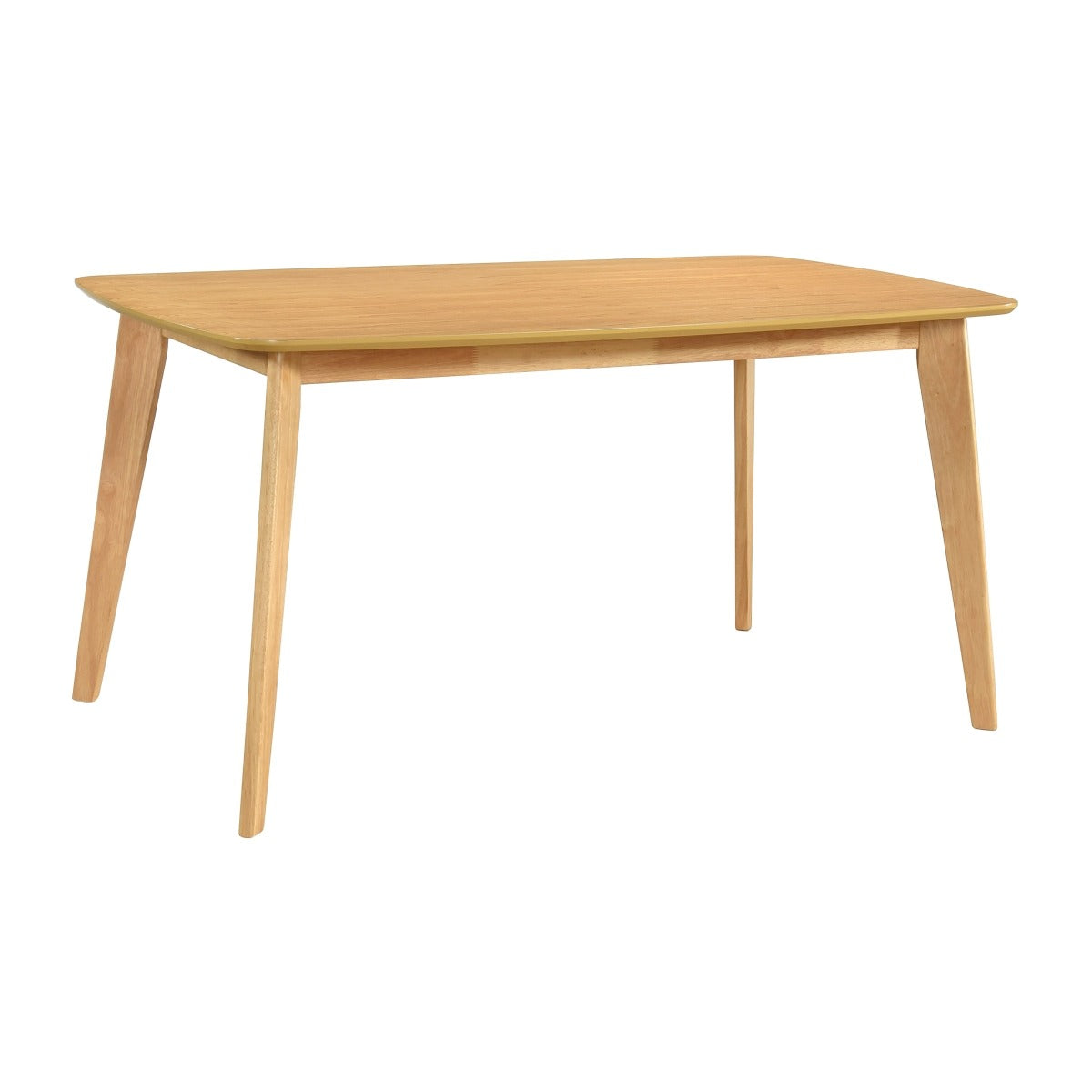 Opus Dining Table with 6 Ellie Chairs by Homelegance - Brown