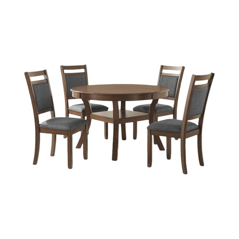 Pasadena (5-Piece) Dining Table Set by Vilo Home - Brown