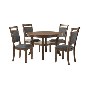Pasadena (5-Piece) Dining Table Set by Vilo Home - Brown