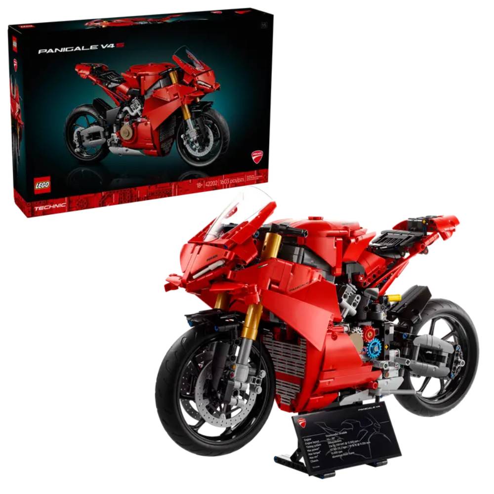 Lego Technic Ducati Panigale V4 S Motorcycle Building Toy Set (1603 - Pieces)