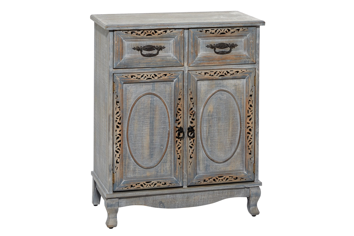 Vintage Wood Cabinet by UMA Enterprises