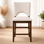 Windsor 41" Counter Height Chair (1-Piece) by Homelegance - Beige/Brown