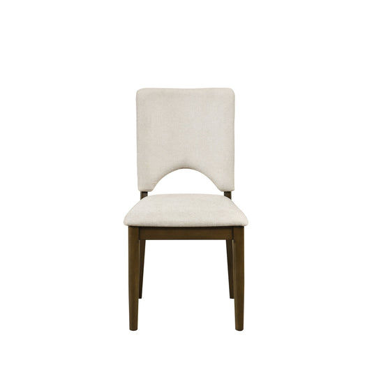 36" Windsor Side Chair by Homelegance - Beige/Brown