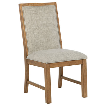 Bruner 19.50" Upholstered Side Chair (Set of 2) by Coaster - Brown
