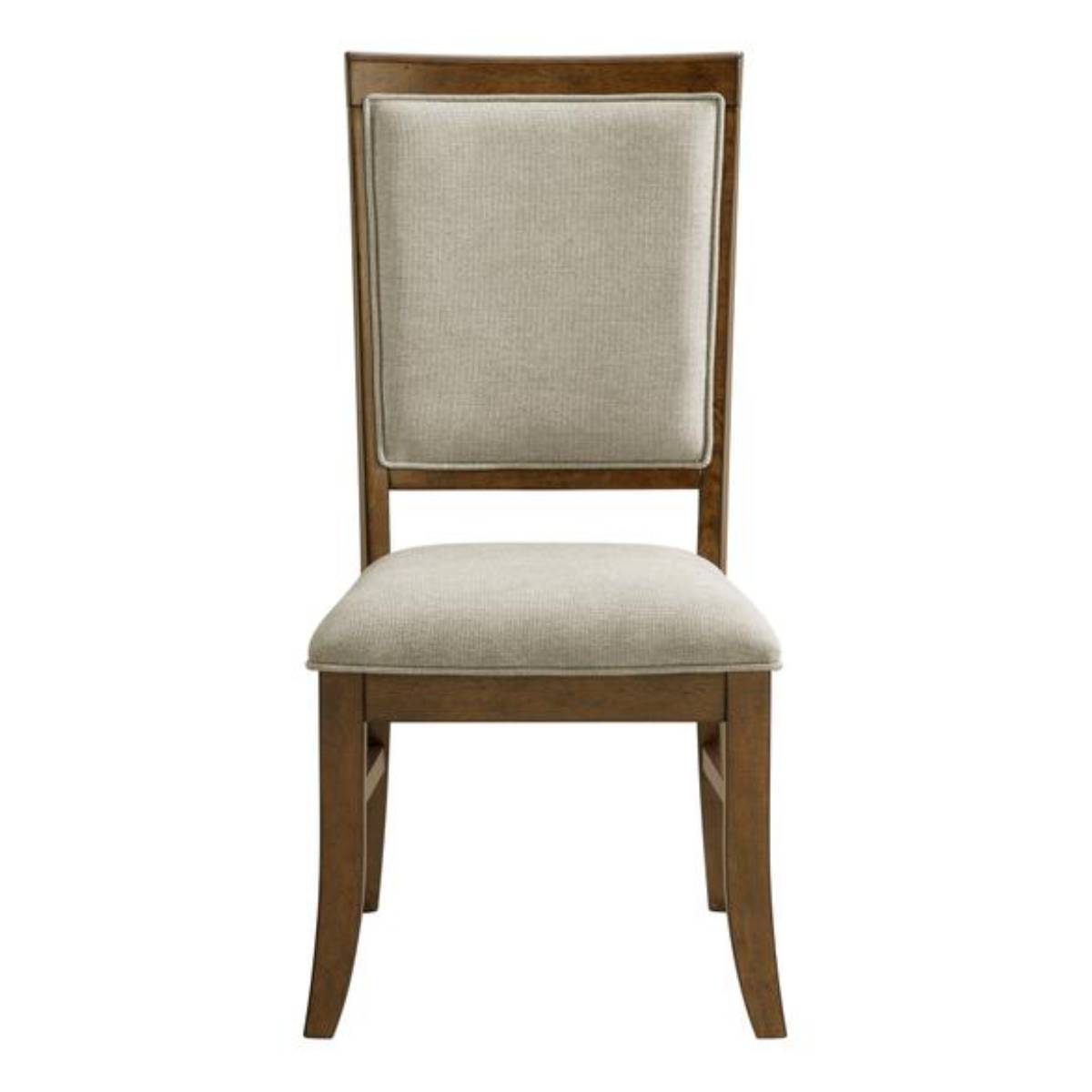 Phillipe 41" Side Chair by Elements (2-Pieces) - Brown/Gray