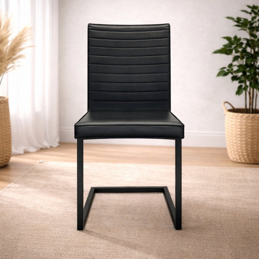 Silla auxiliar Drake de 18,5" de Primitive Collections, color negro