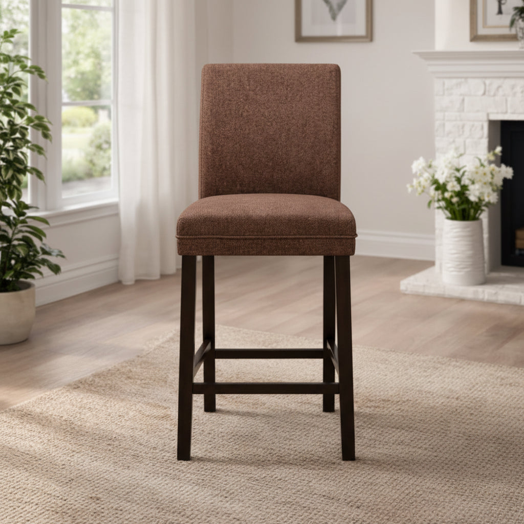 Silla de altura de mostrador Orlen de 50" de Best Home - Marrón