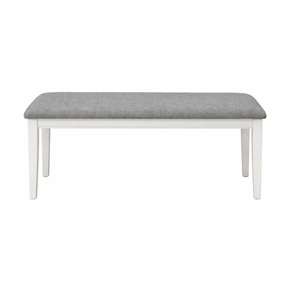 Del Mar Dining Bench (1-Piece) by Martin Svensson Home - Gray/White