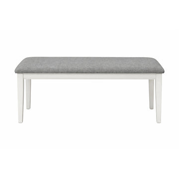 Del Mar Dining Bench (1-Piece) by Martin Svensson Home - Gray/White