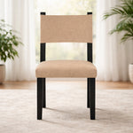 Aubrey Side Chair (1-Piece) by Steve Silver Company - Black/Brown