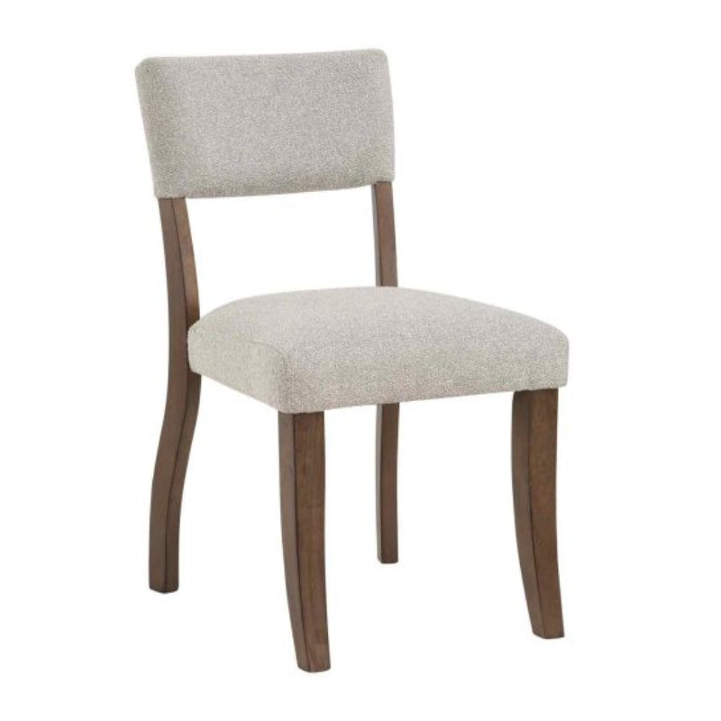 Wade 37" Side Chair by Steve Silver Company - Brown/White