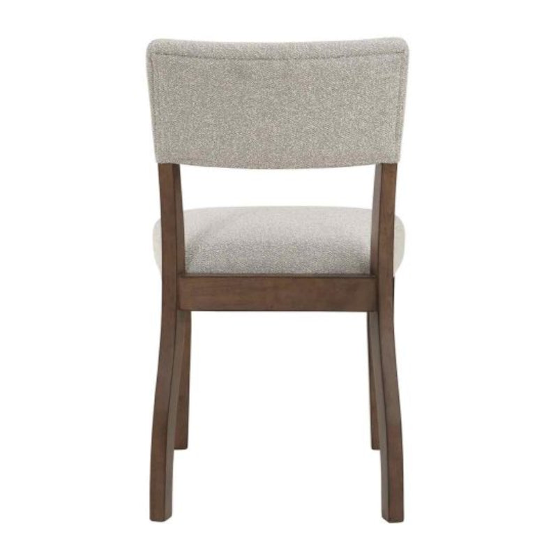 Wade 37" Side Chair by Steve Silver Company - Brown/White