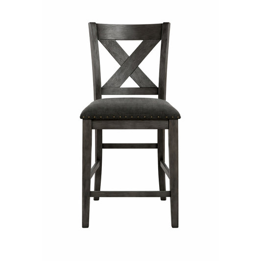 Lana Counter Height Chair (1-Piece) by Furniture of America - Black
