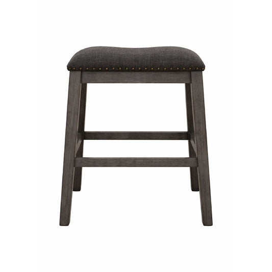 Lana Counter Height Stool (1-Piece) by Furniture of America - Black